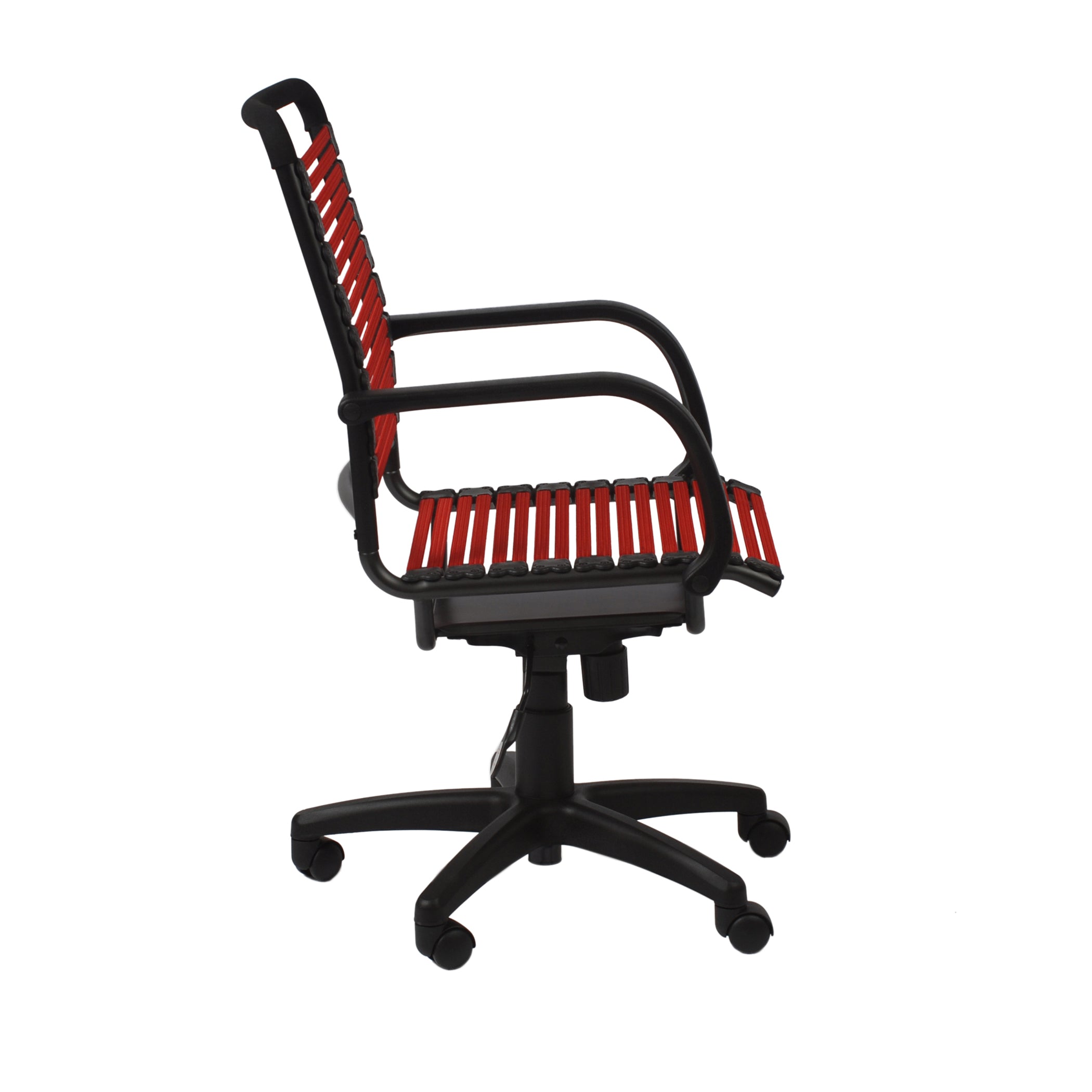 Bunge Flat High Back Desk chair in Red