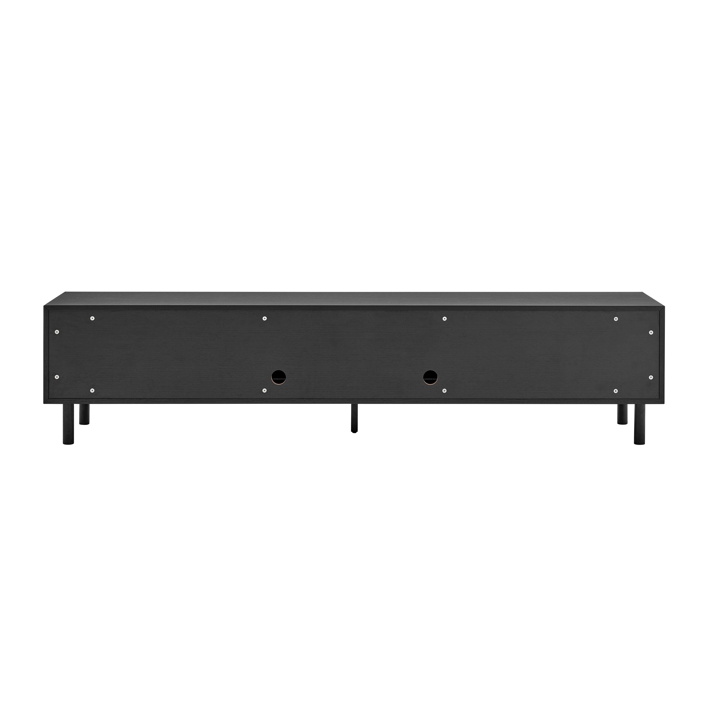 Kayla 85" Media Stand in Black