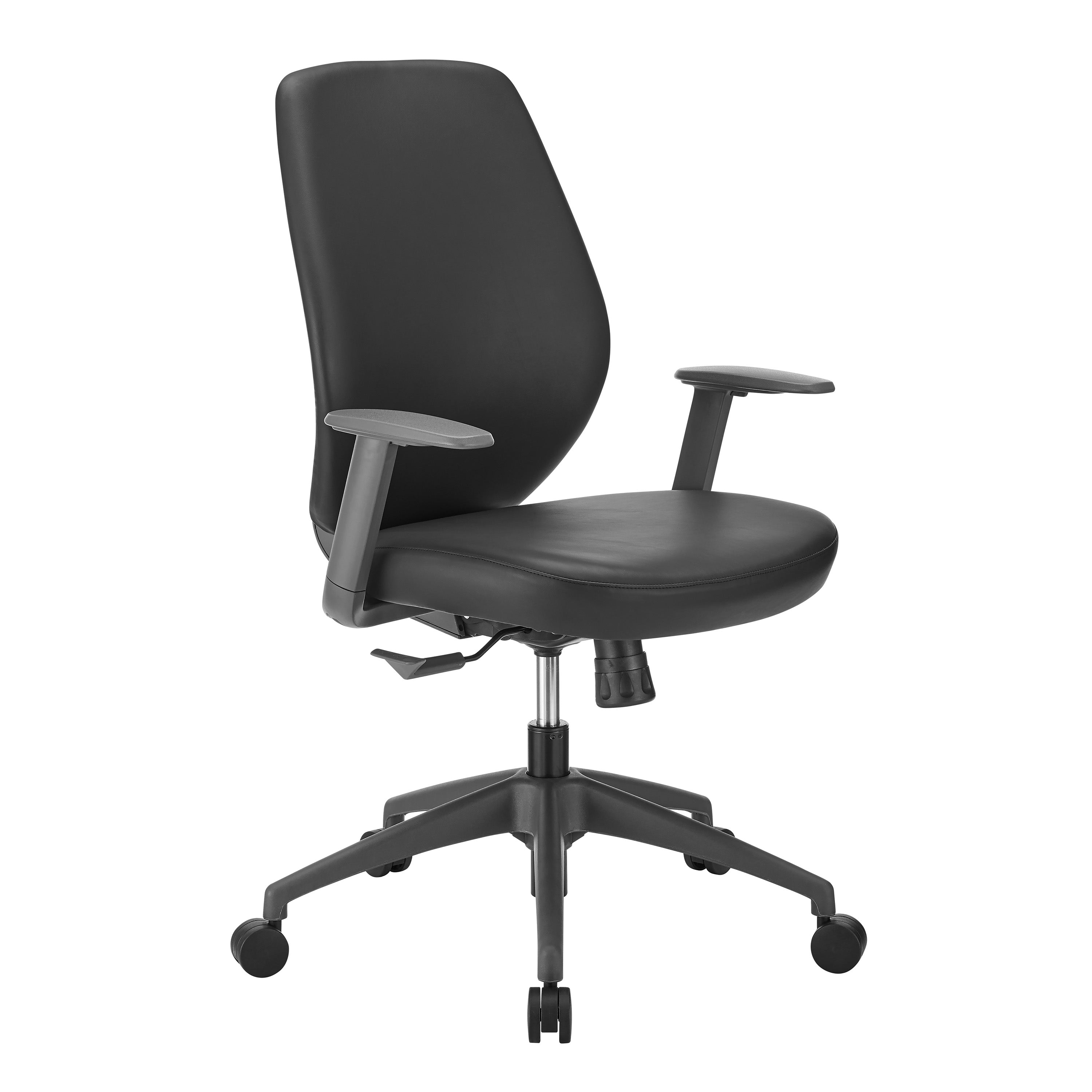 Flip Low Back Office Chair in Black
