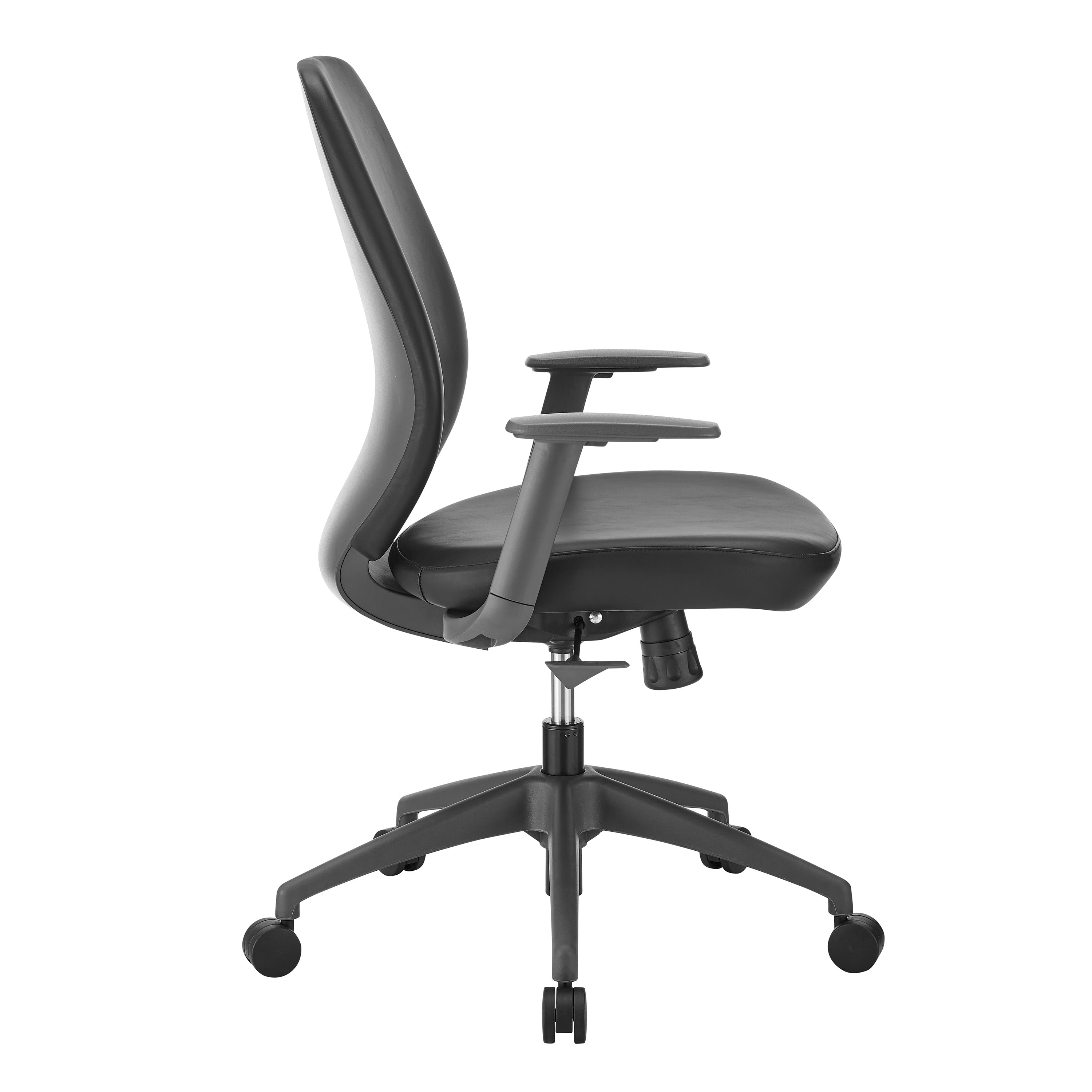 Flip Low Back Office Chair in Black
