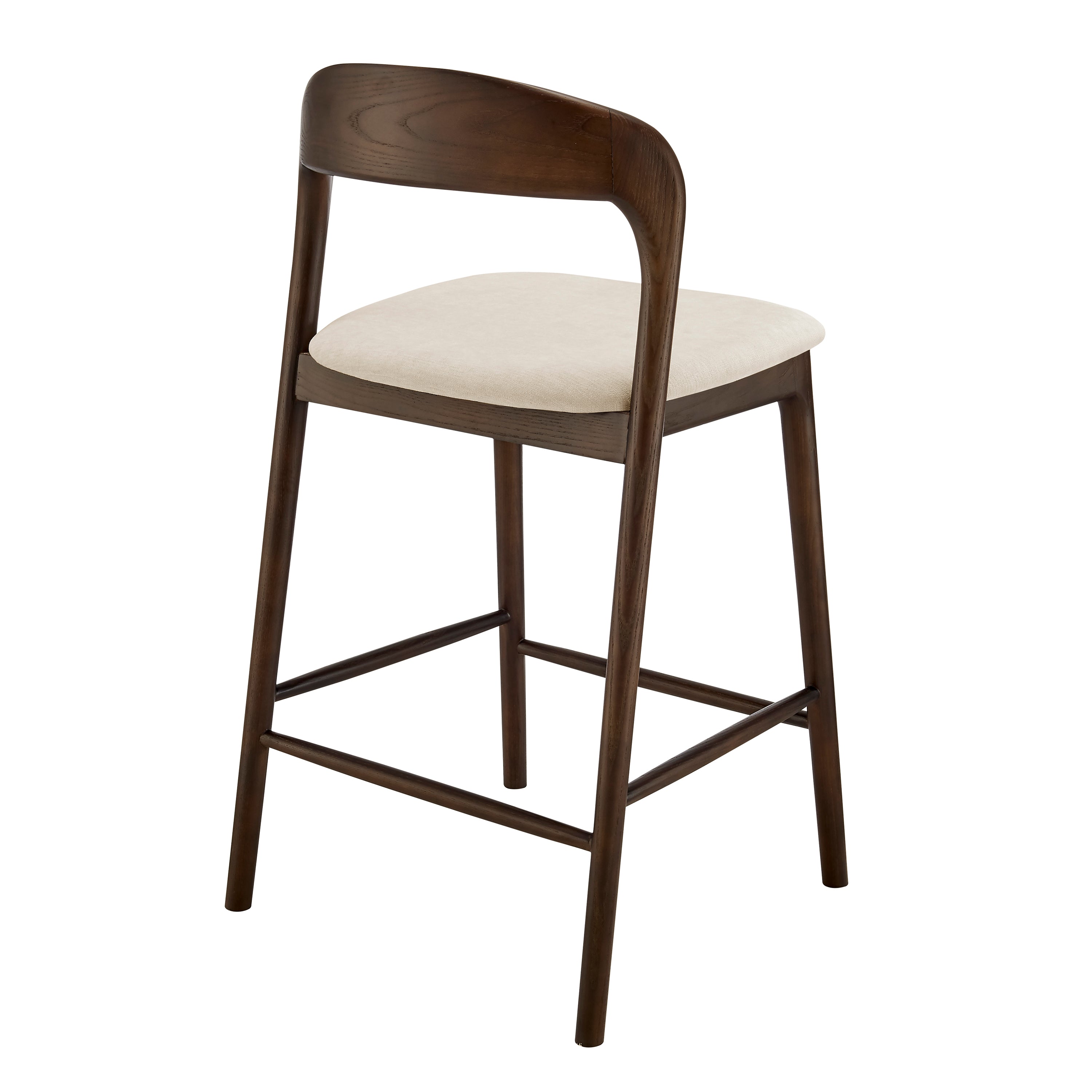 Estelle Counter Height Barstool in Walnut