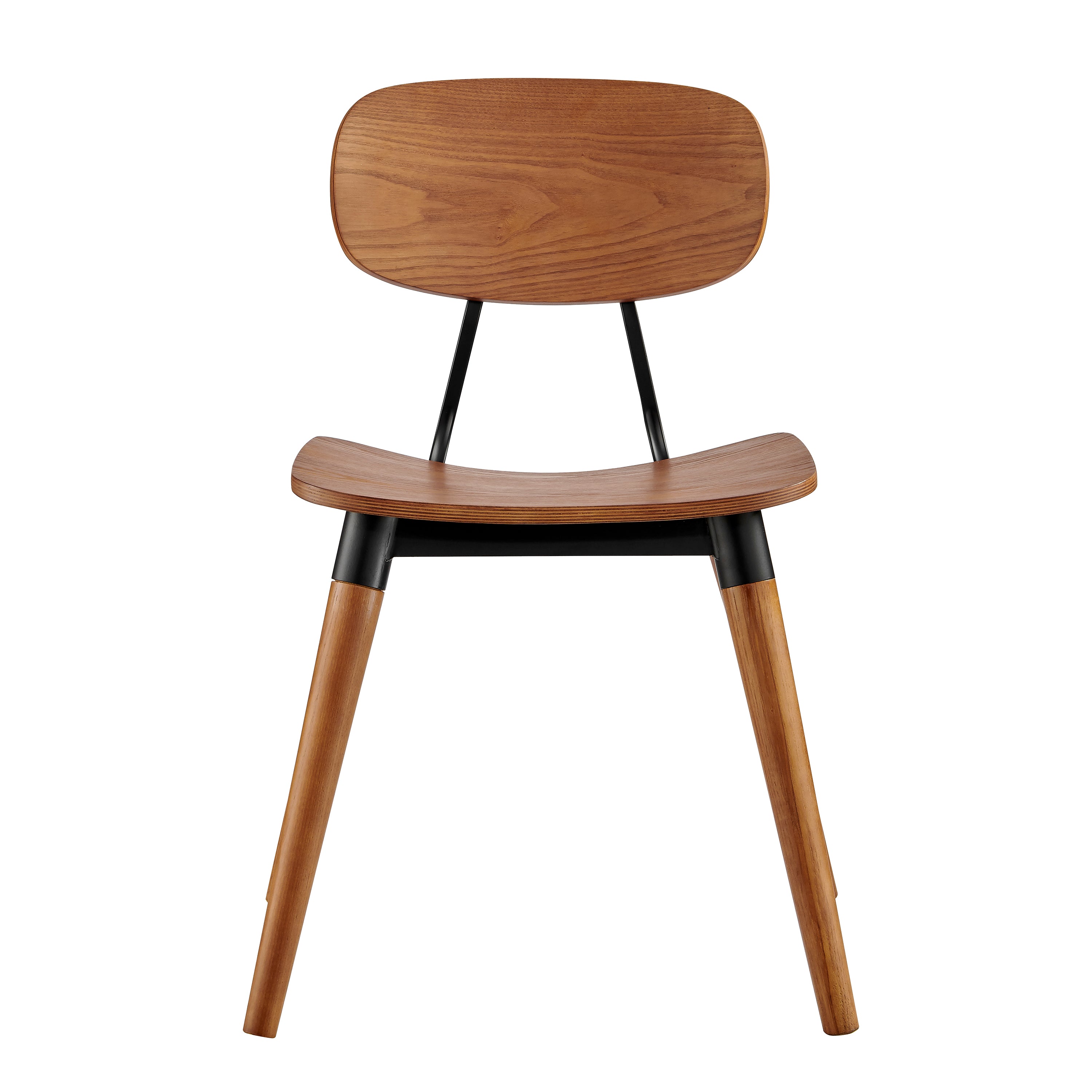 Vega Side Chair in Walnut Stain Wood