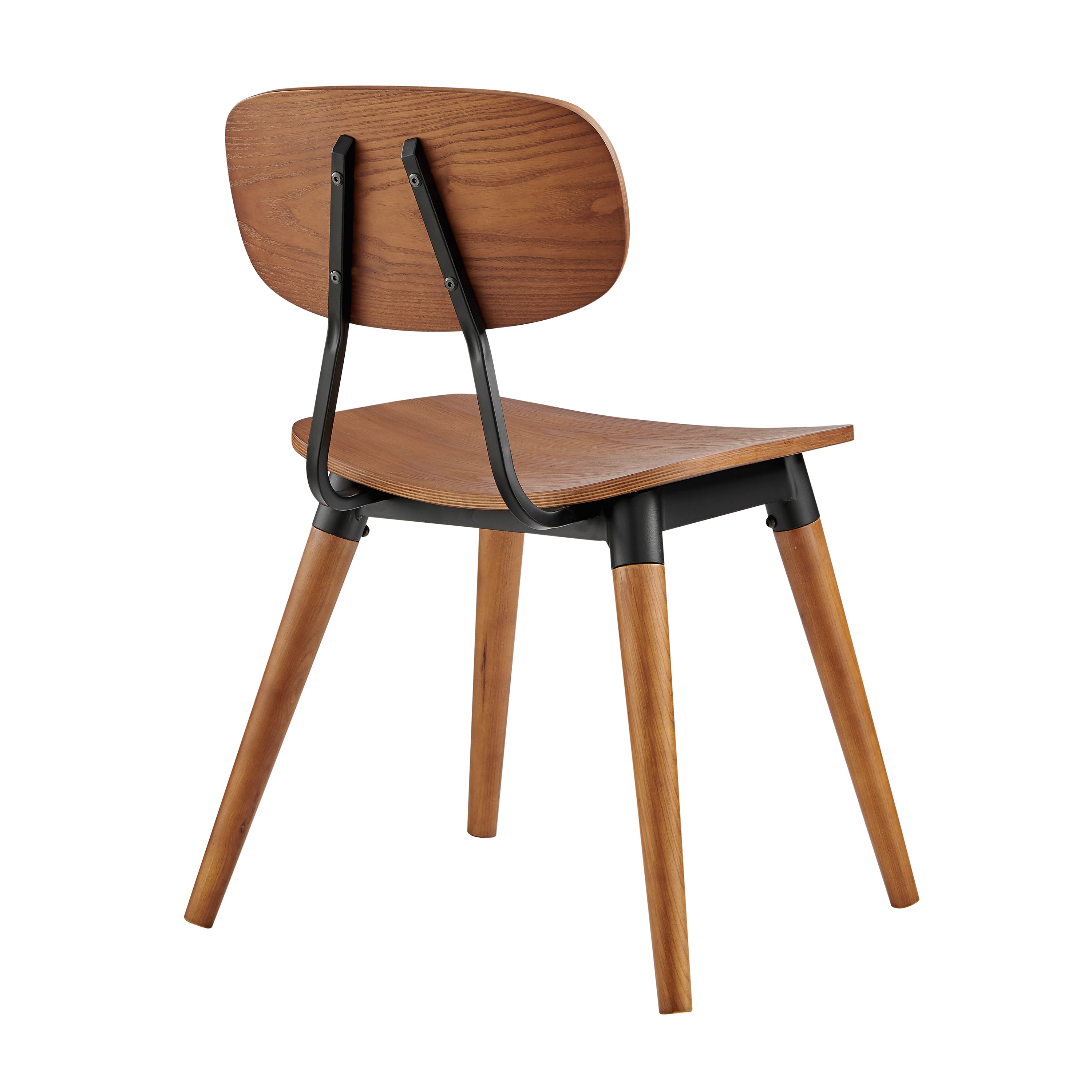 Vega Side Chair in Walnut Stain Wood