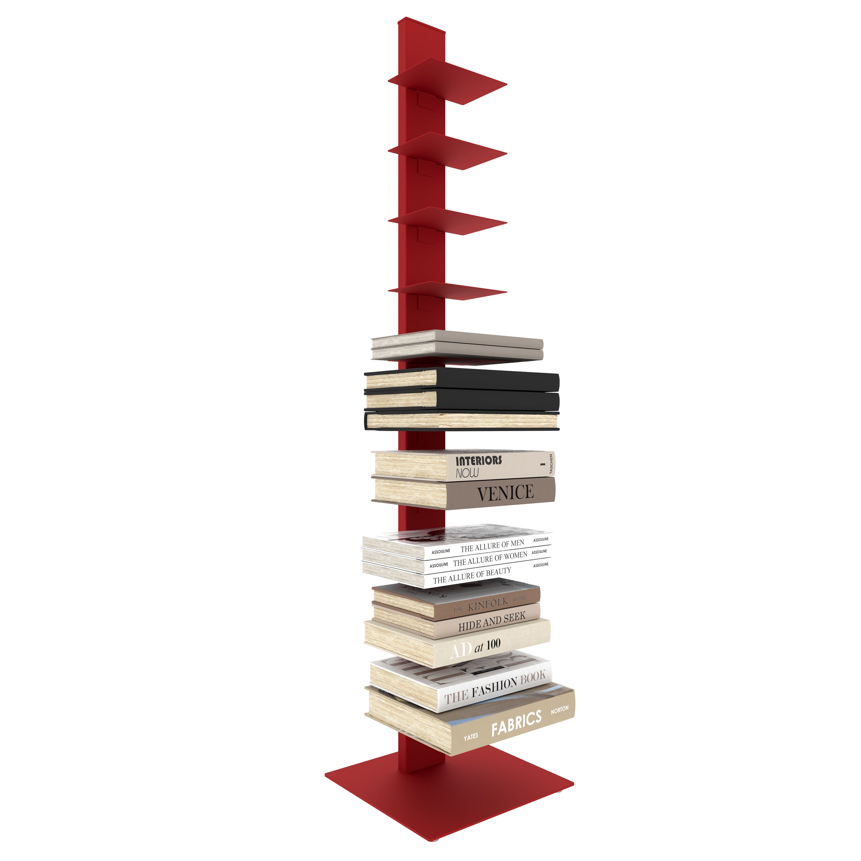 Sapiens Book Tower In Red