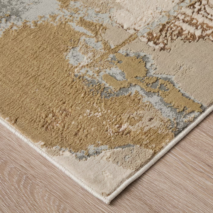 Gold & Grey 8' x 10' Area Rug