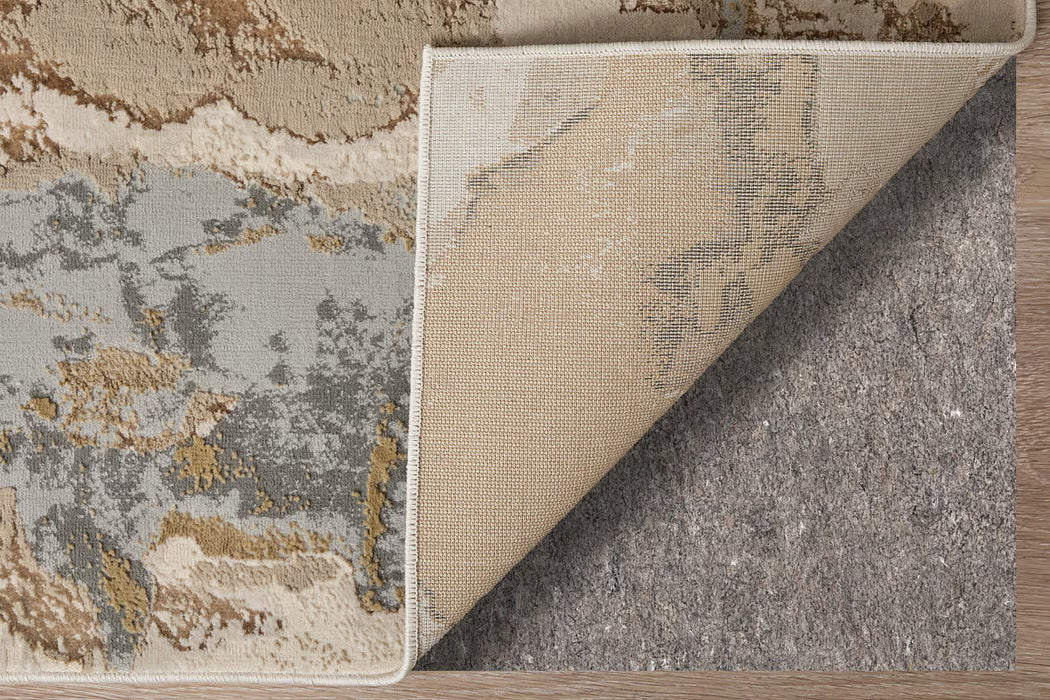 Gold & Grey 8' x 10' Area Rug