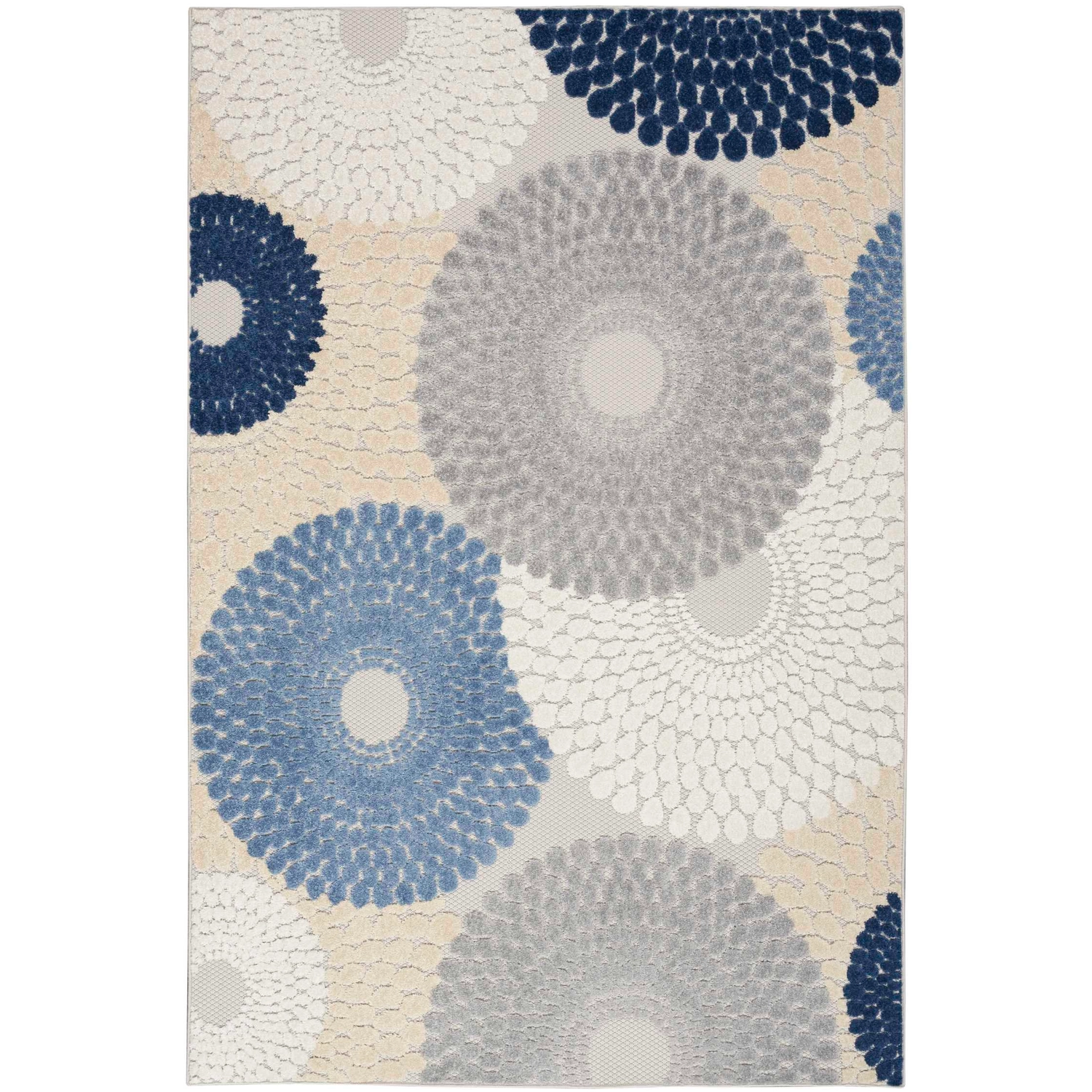 Aloha Rug Blue Grey 5 x 7 Image