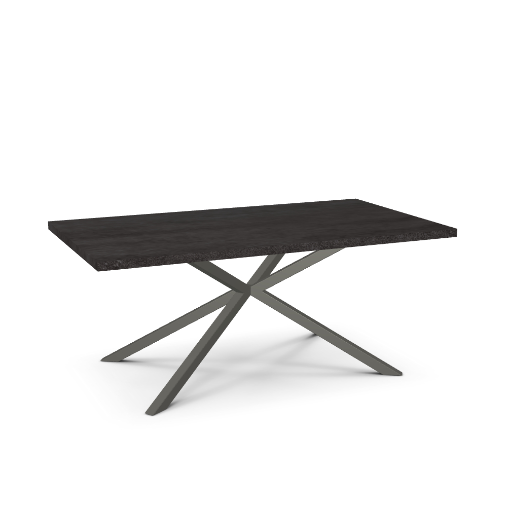 Asterisk Dining Table Basalt Metallo