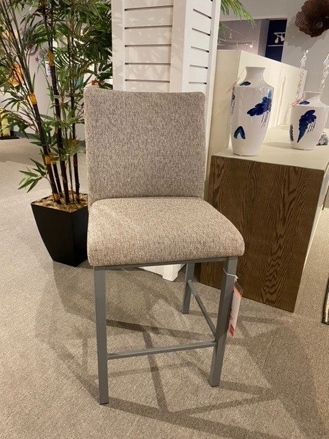 Trica Biscaro Counter Stool In Magnet & Branco
