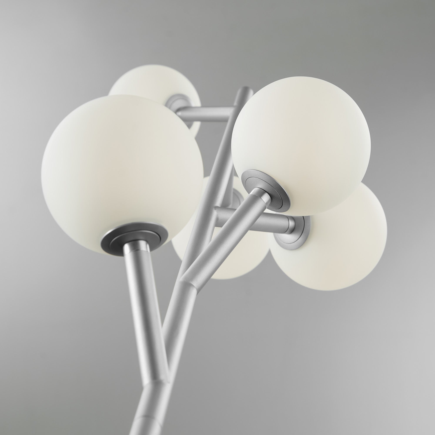 Blanca Floor Lamp Close Up of Lights and Finish Details