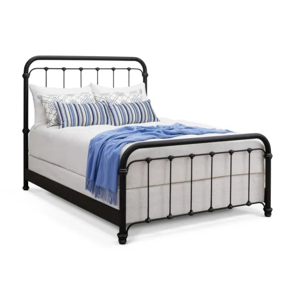 Braden Queen Bed Frame in Aged Steel