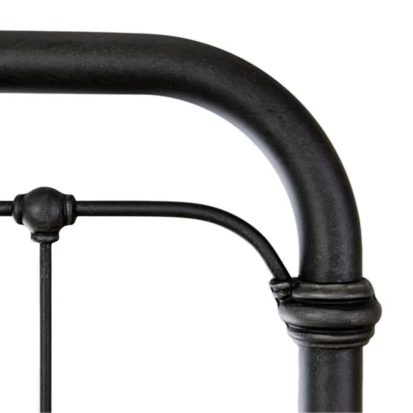 Braden Queen Bed Frame in Aged Steel