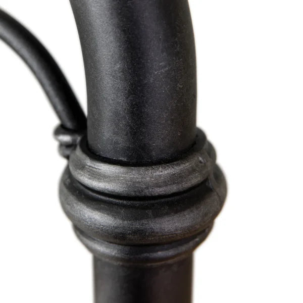 Braden King Size Bed Frame in Aged Steel