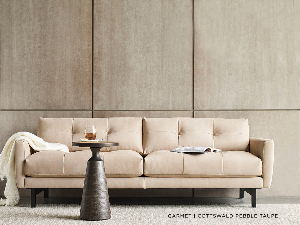 Carmet 2-Seater Sofa in Bryn Frost