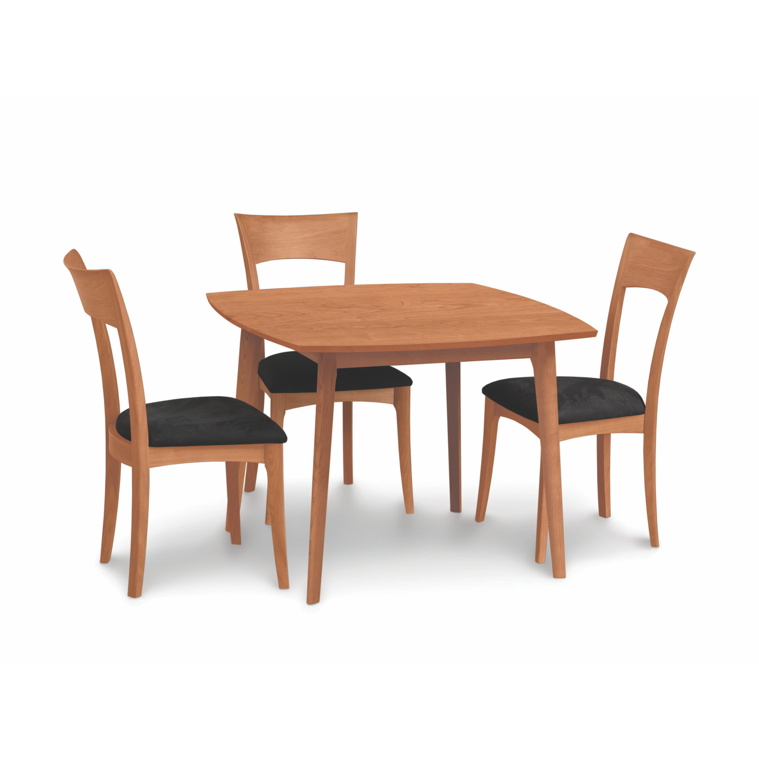 Catalina Dining Table Cherry Image with Chairs