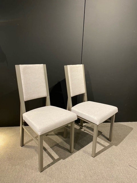 Amisco Payton Dinning Chair in Titanium & Sleet