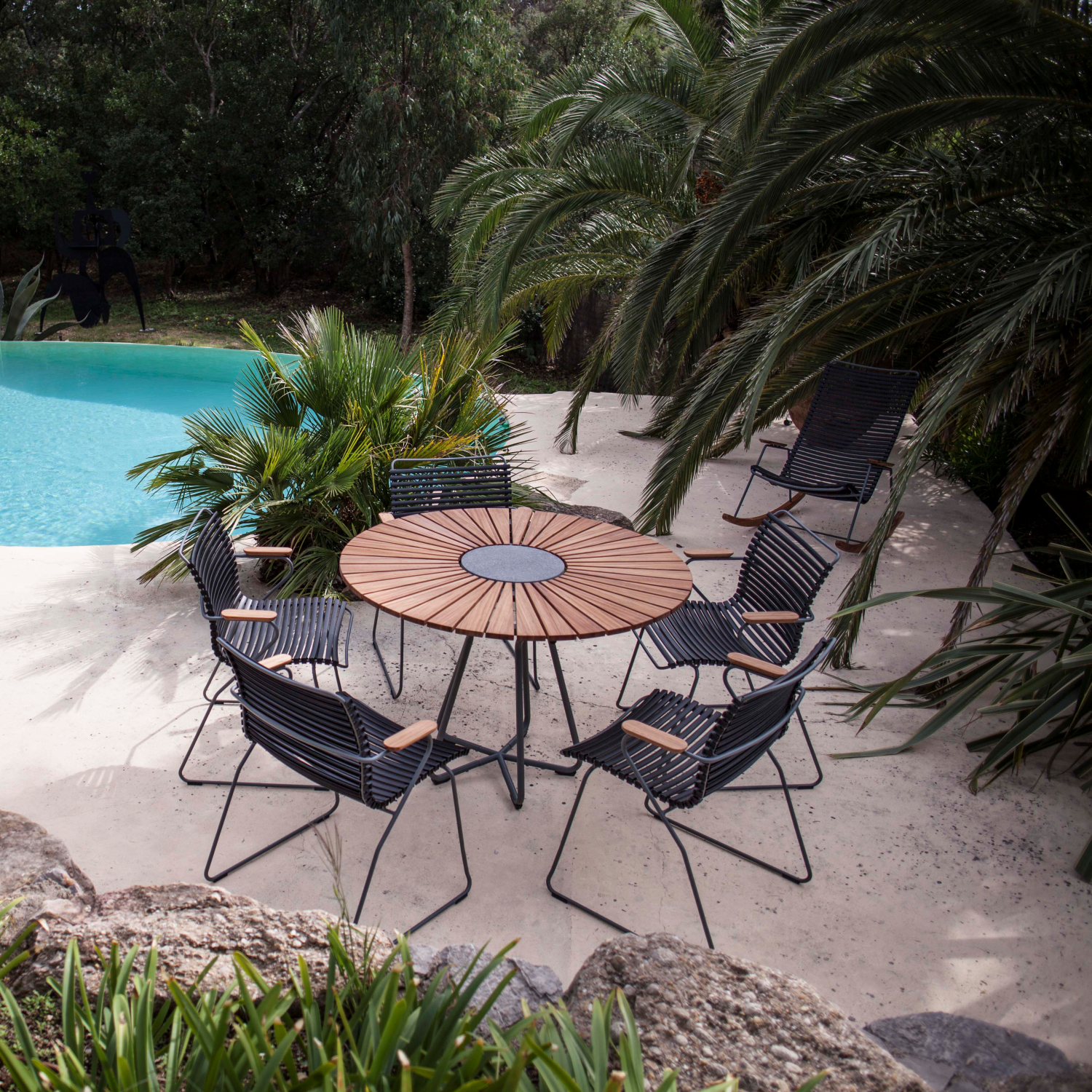 Circle 43" Dining Table Lifestyle Image