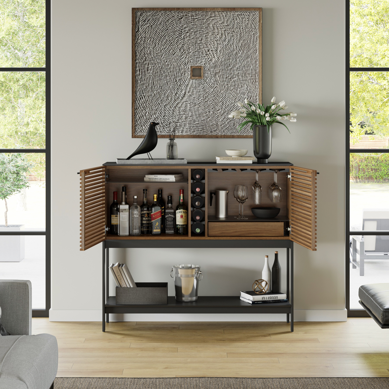 Corridor Bar Cabinet