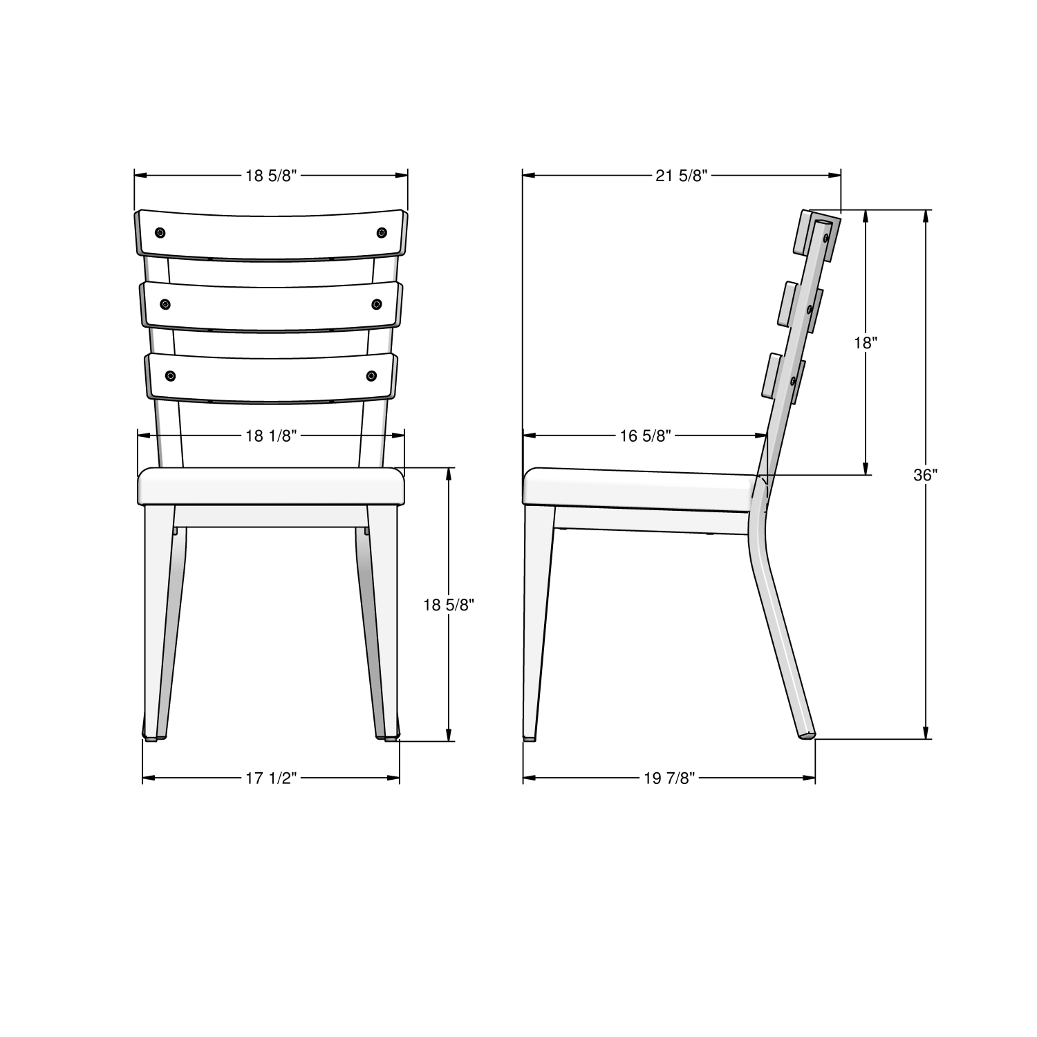 Dexter Dining Chair Ganache Cobrizo Tiramisu