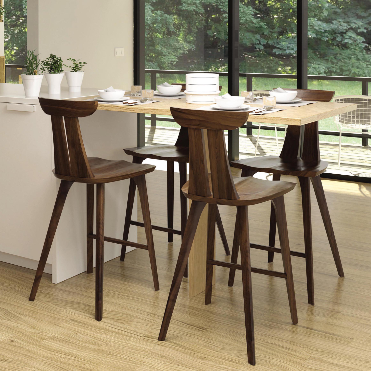 Estelle Counter Stool Walnut