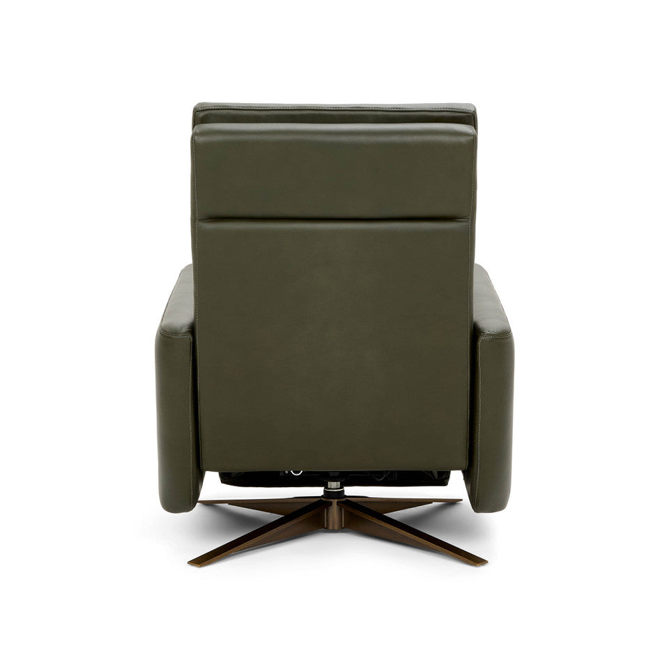 Cirrus XL Solace Recliner in Heritage Smoke Leather