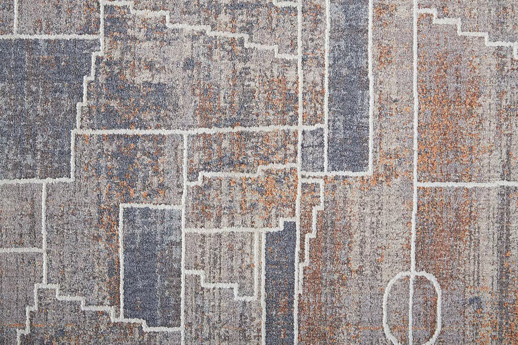 Francisco 8' x 10' Area Rug in Blue Multicolor