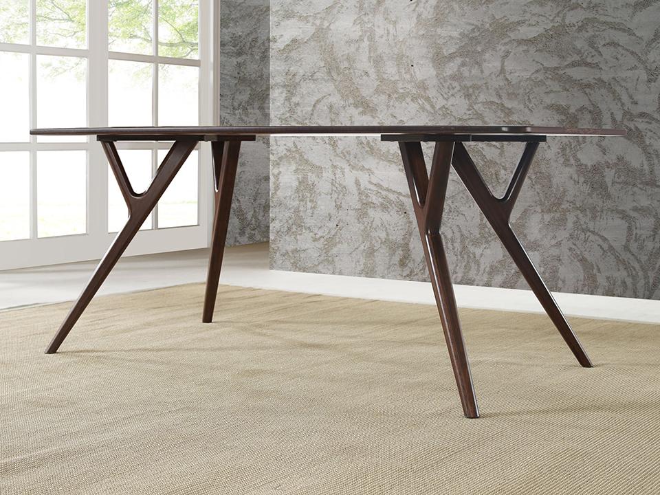 Azara Rectangle Dinning Table In Sable