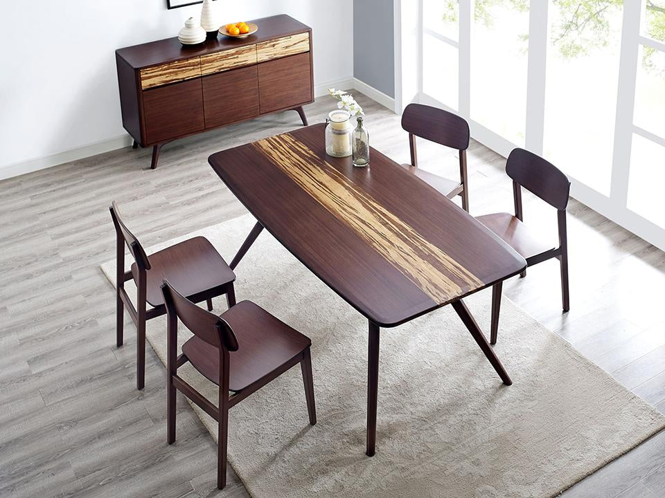 Azara Rectangle Dinning Table In Sable
