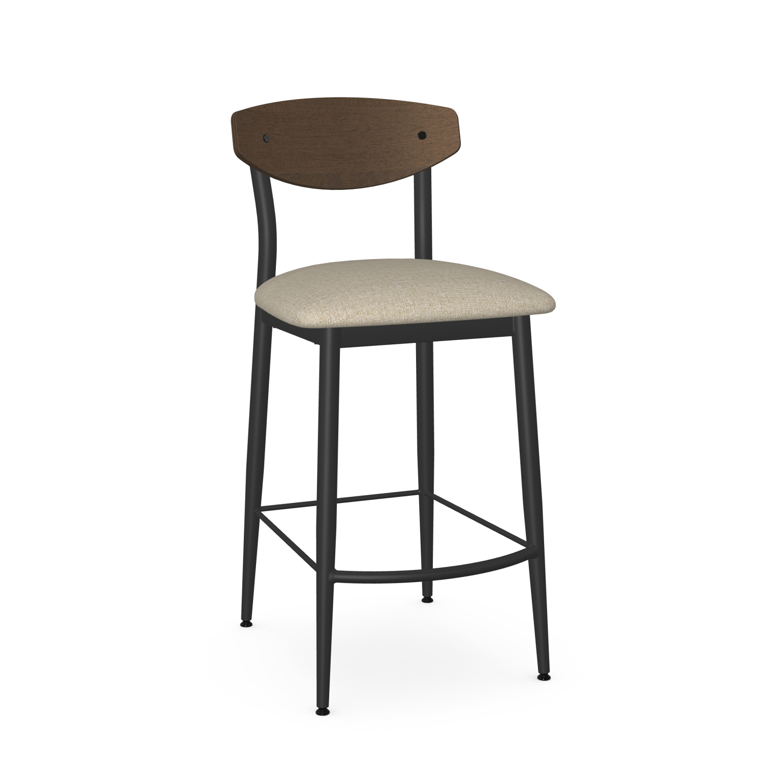 Hint Counter Stool Black Coral Pebble Pine Cone