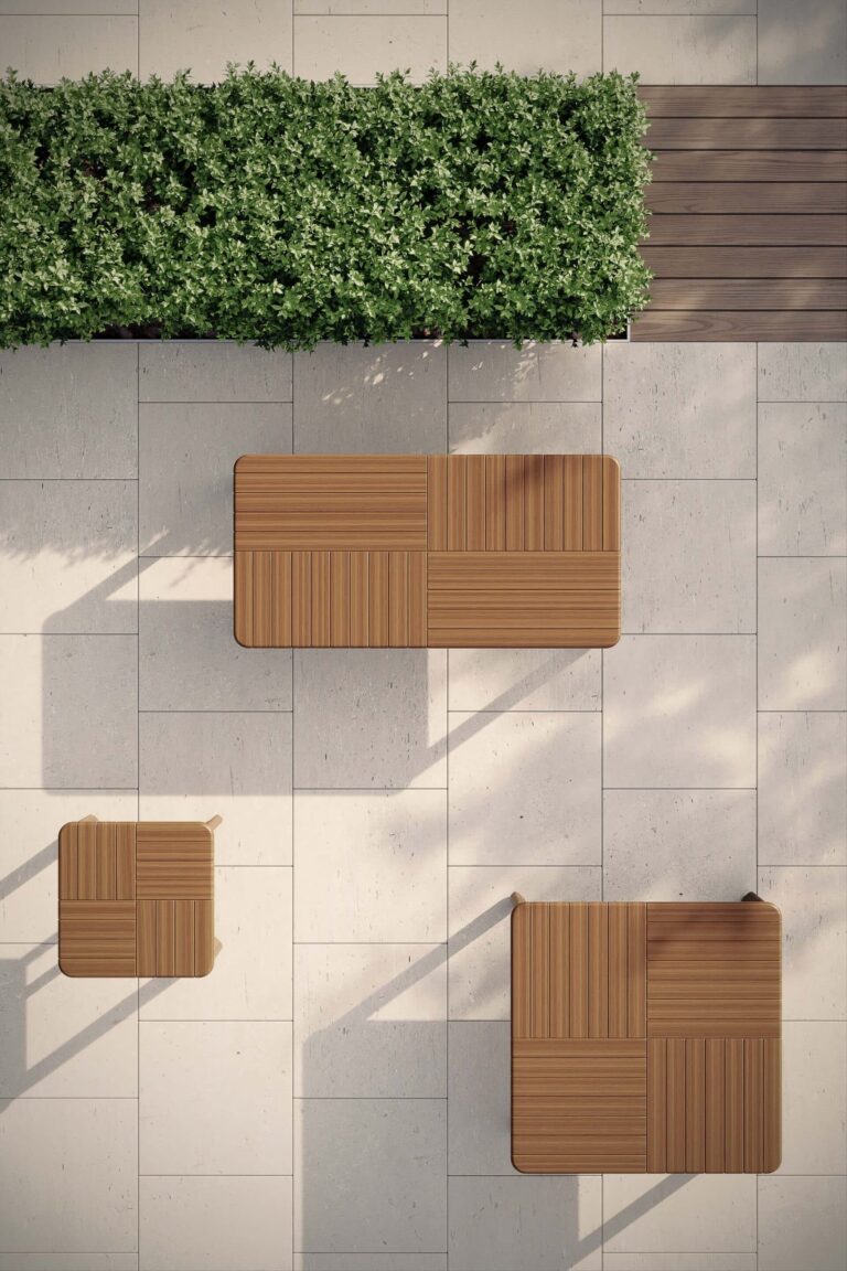 Mosaic 20" Outdoor End table IPE