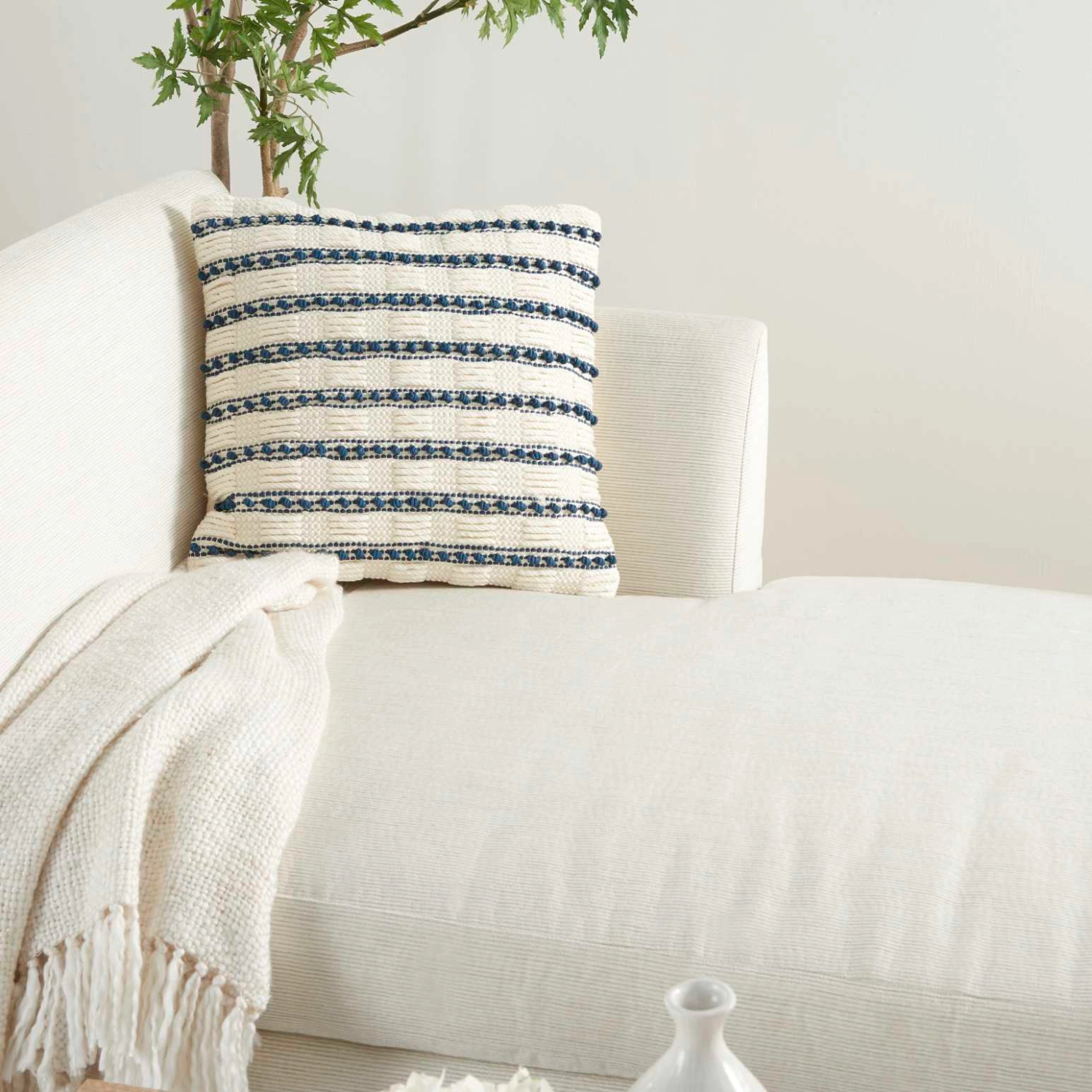 Lifestyle Accent Pillow Navy Lifestyle Image