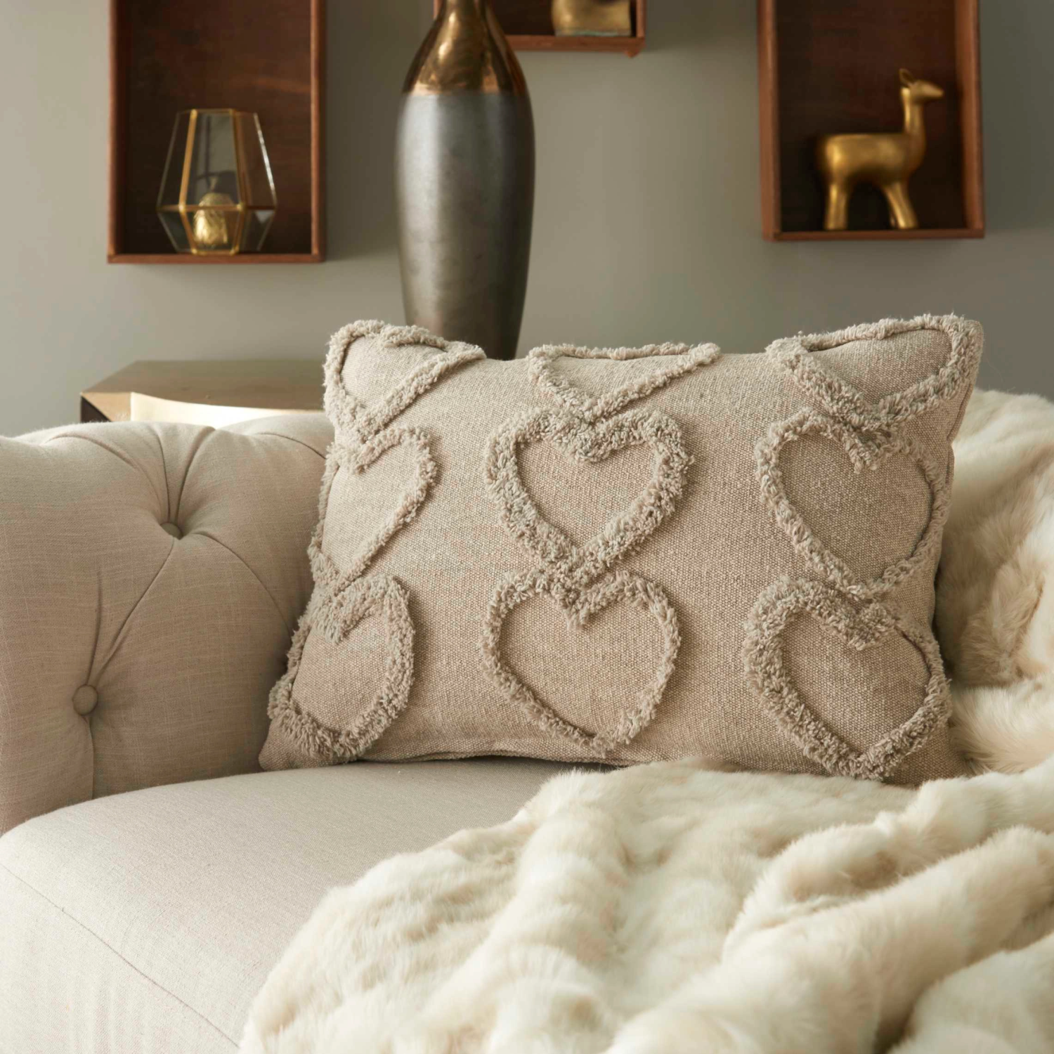 Lifestyle Accent Pillow Khaki Lifestyle Image