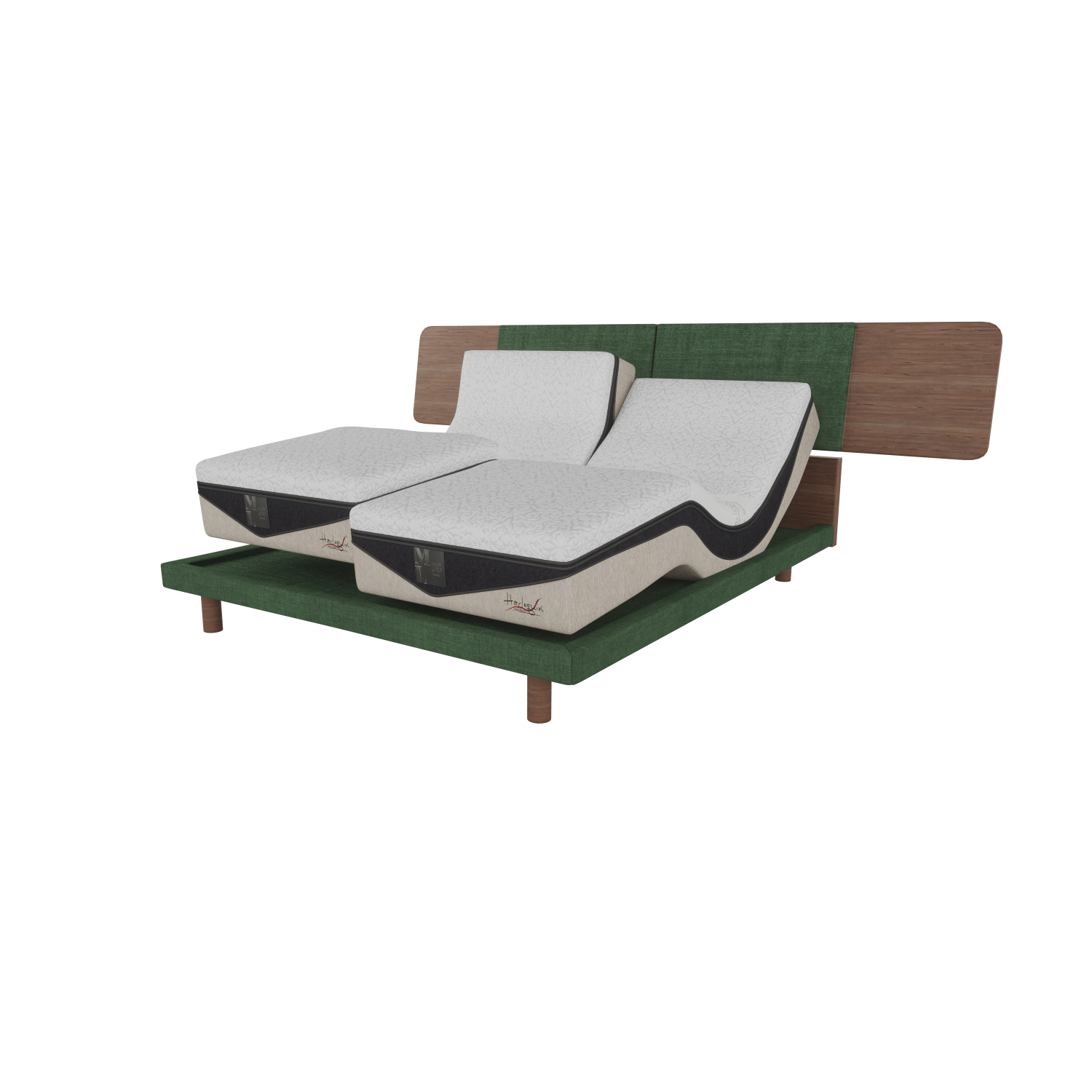 Malia Adjustable Bed Angled View