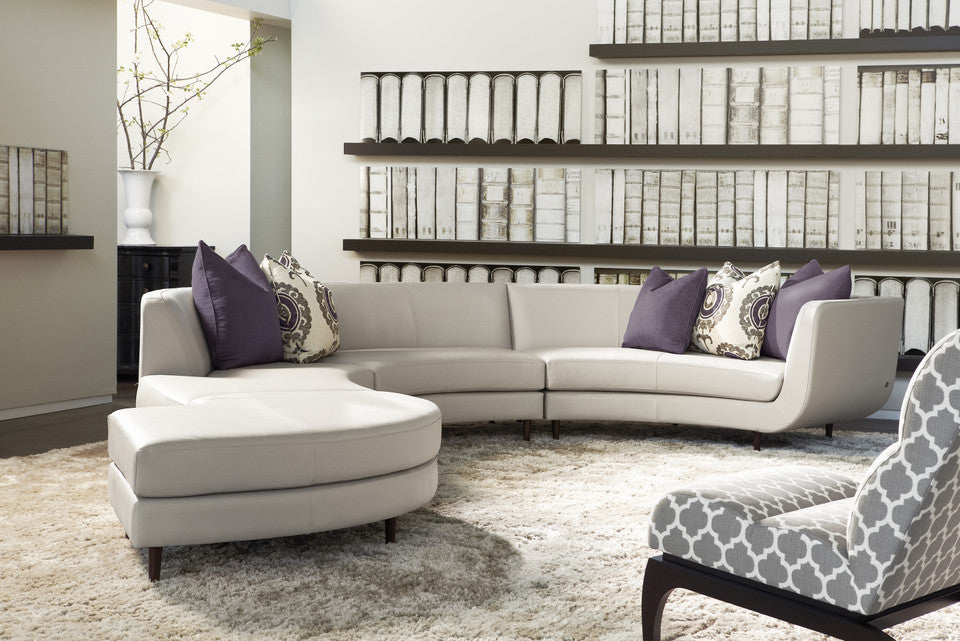 Menlo Park V2 3pc Sectional in Bali Cloud
