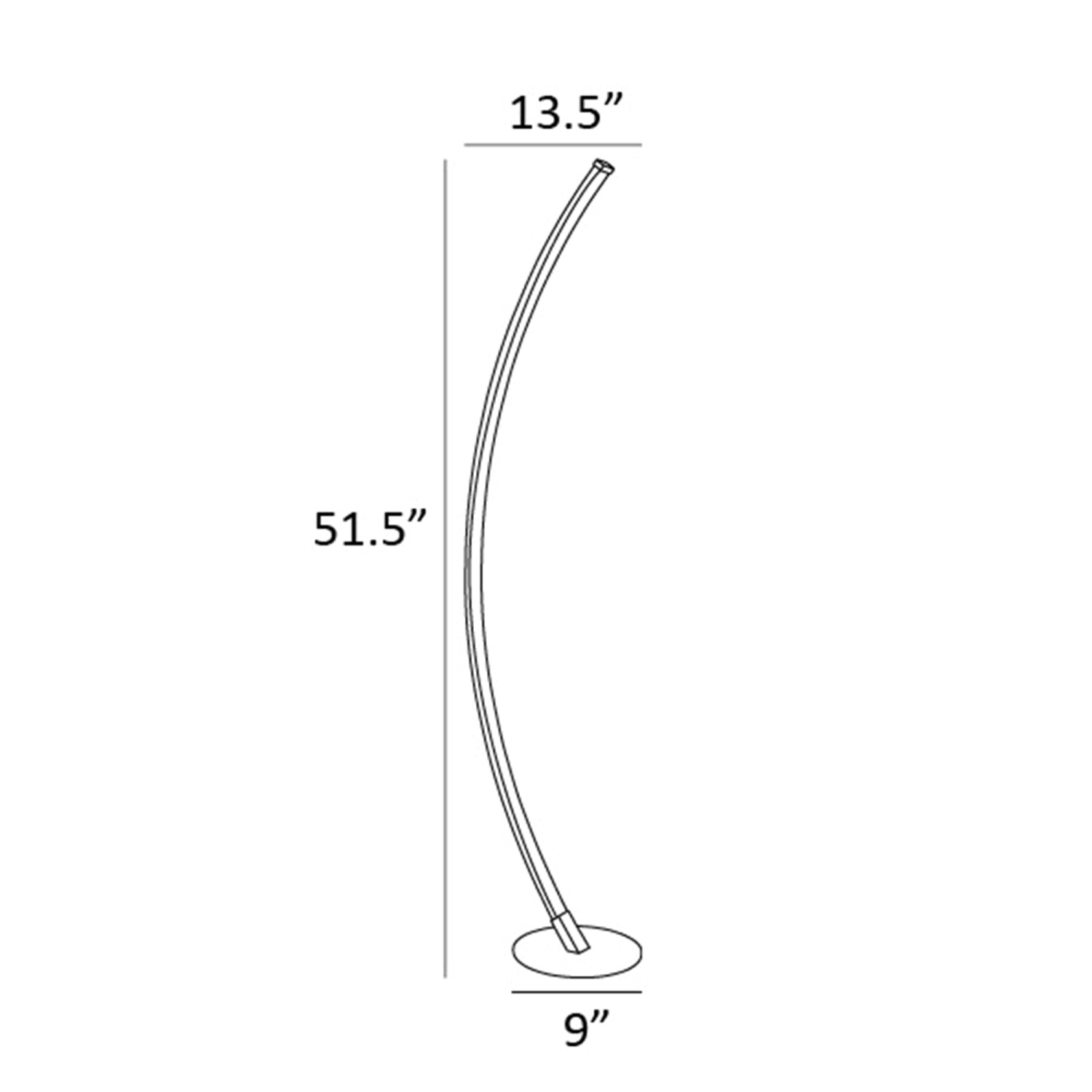 Monita Floor Lamp Measurements