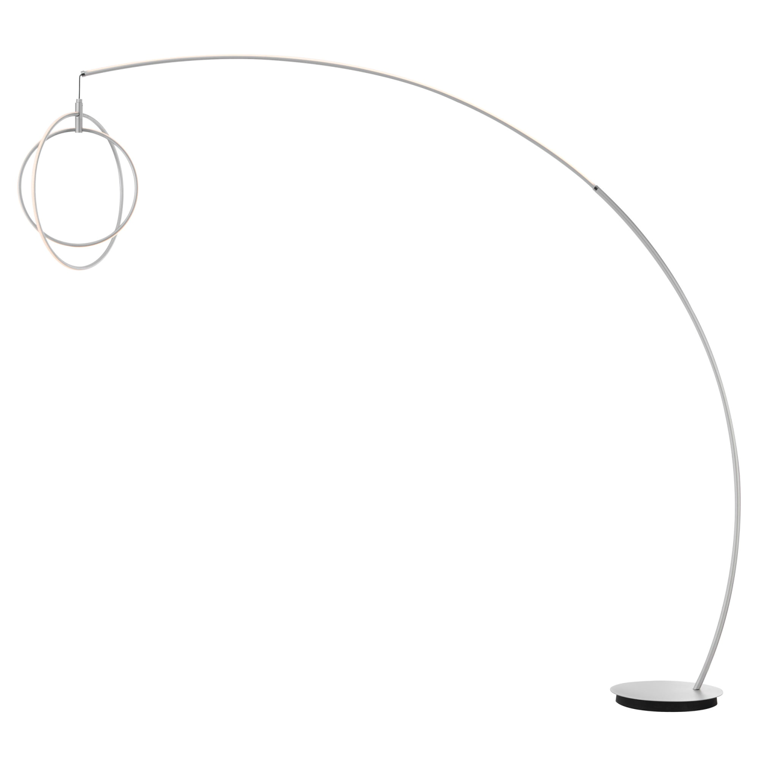 Monita Arc Pendant Floor Lamp Color Option Silver