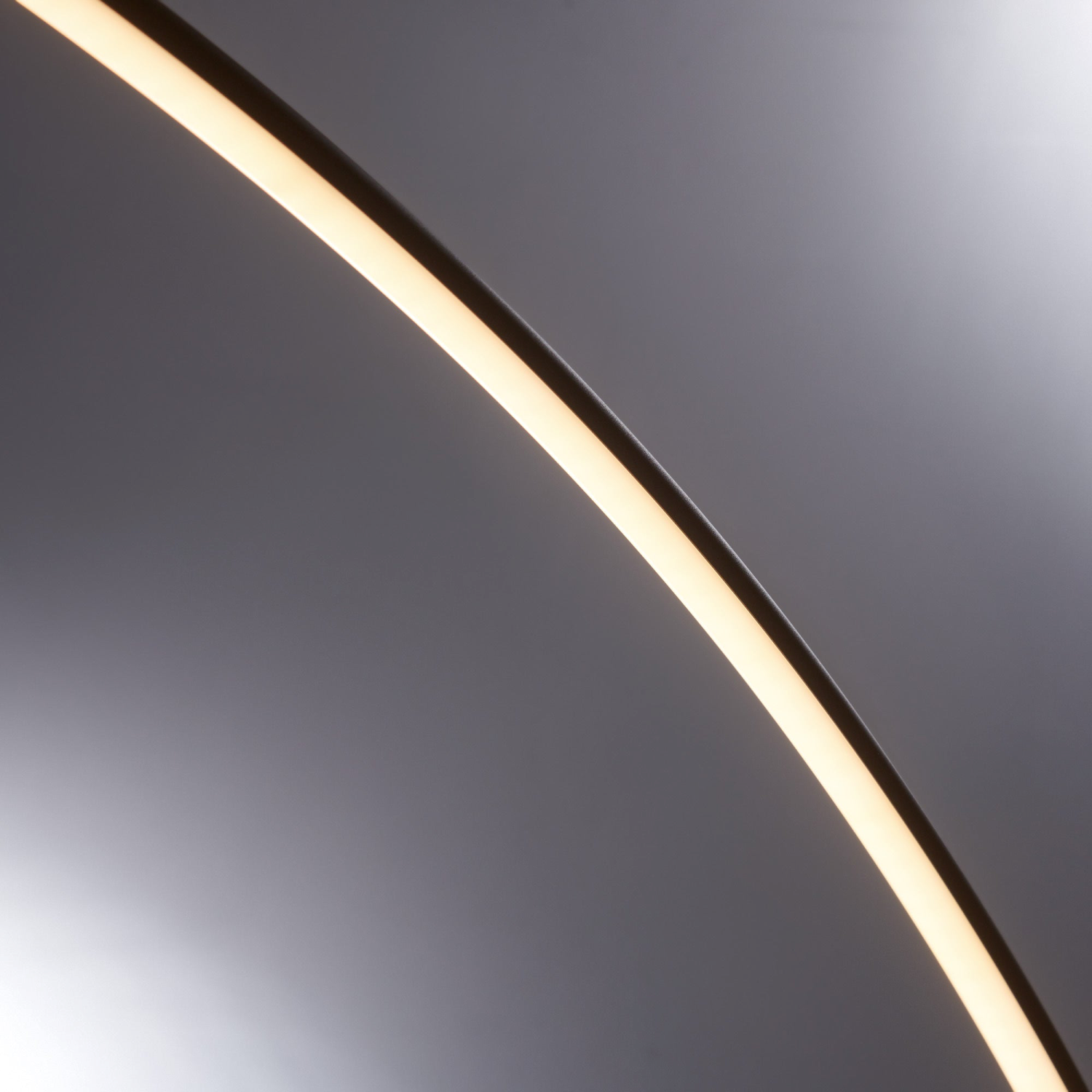 Monita Circle Floor Lamp Close Up of Finishes and Details