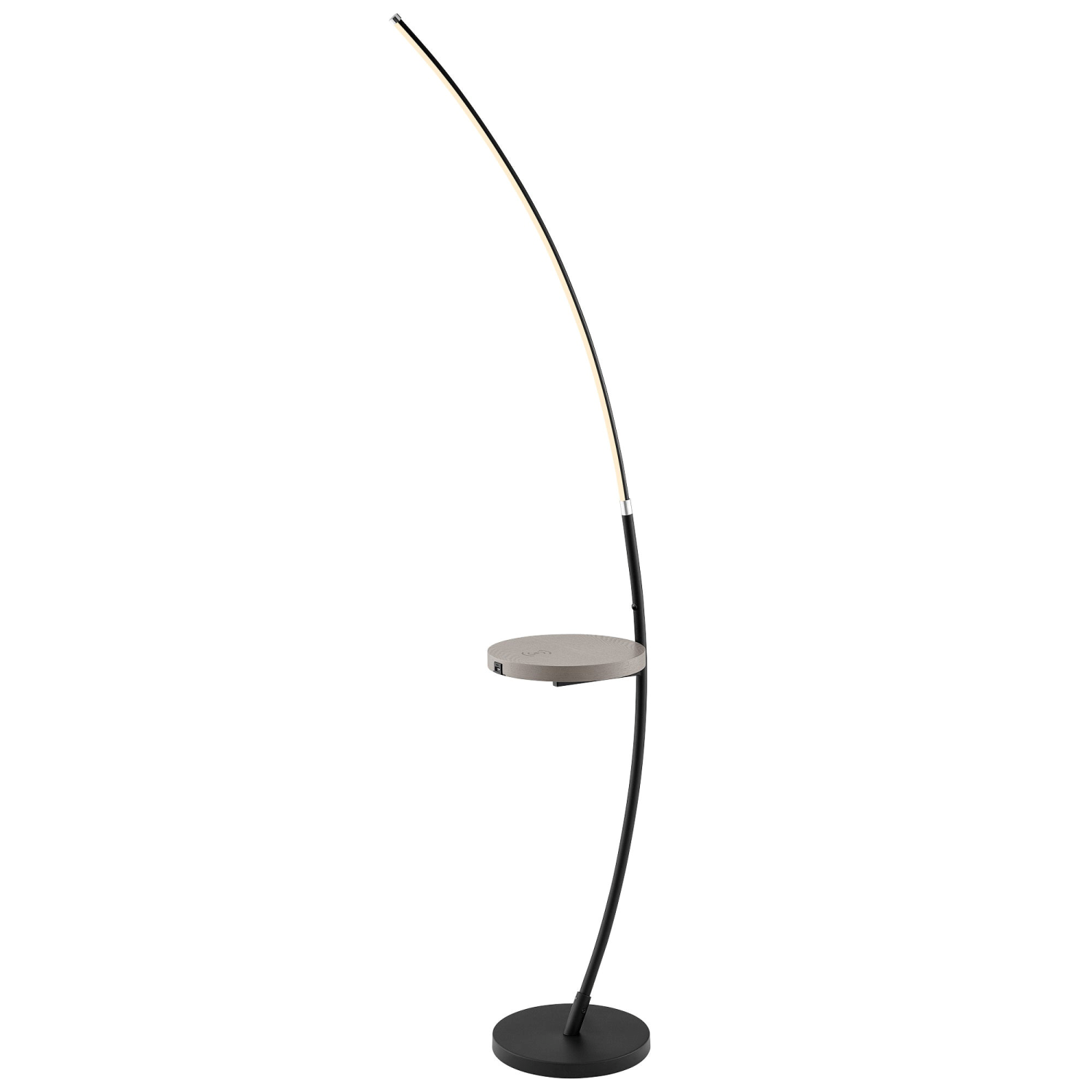Monita Shelf Floor Lamp Color Option Black