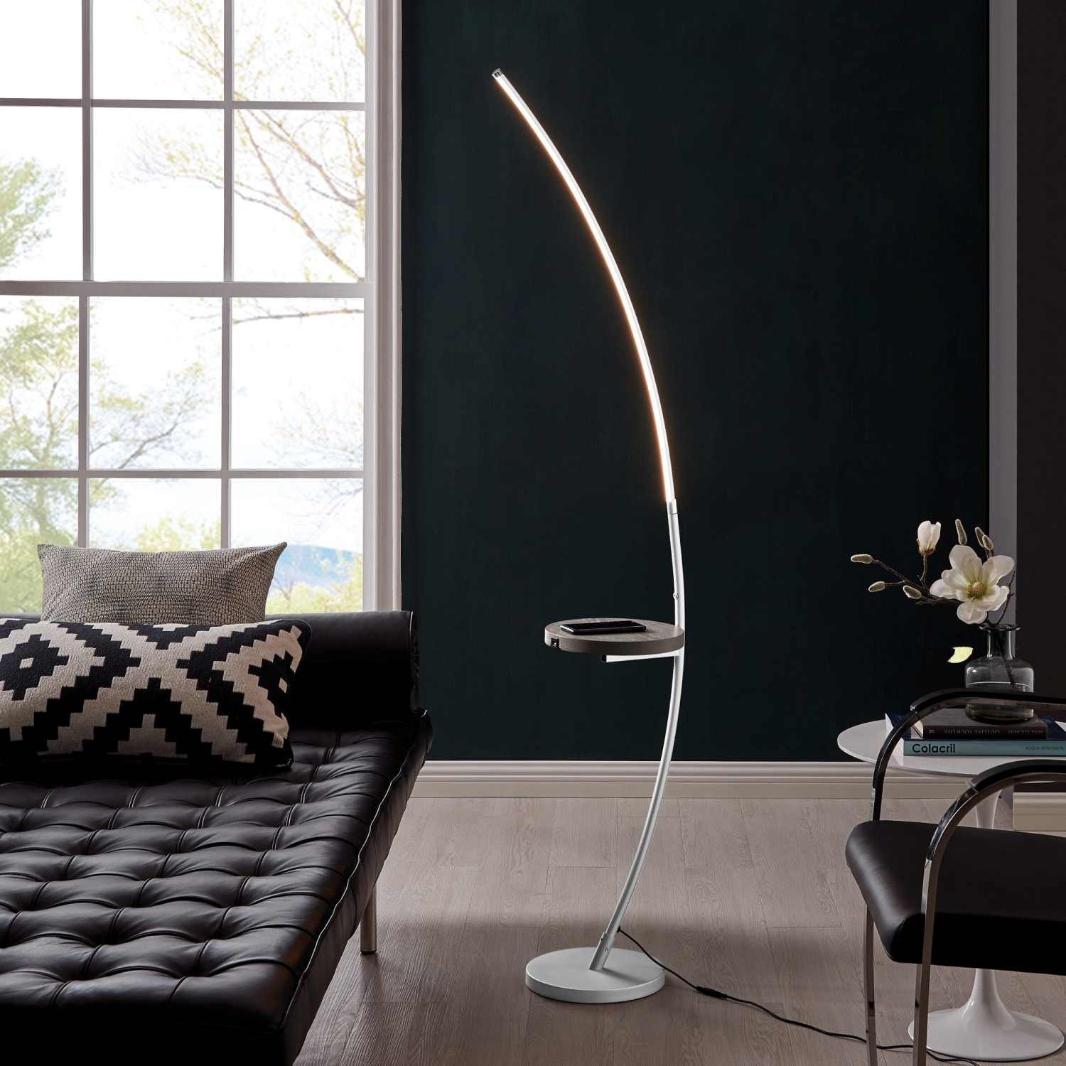 Monita Shelf Floor Lamp Lifestyle Photo