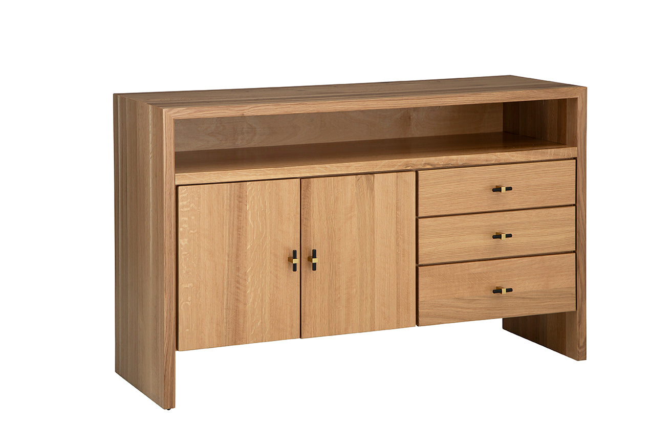 Monterey Small Server in Walnut & Cocoa