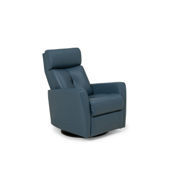 Prodigy Swivel Glider Power in Leather