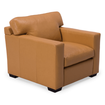 Madison Chair Track Arm Leather