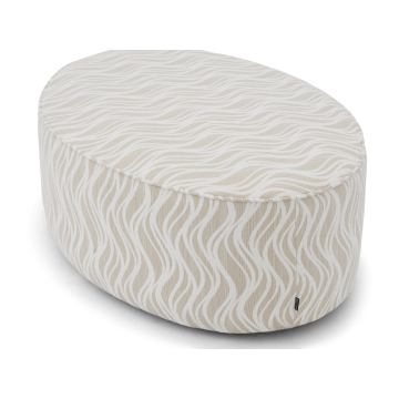 Mingle Large Oval Ottoman Fabric