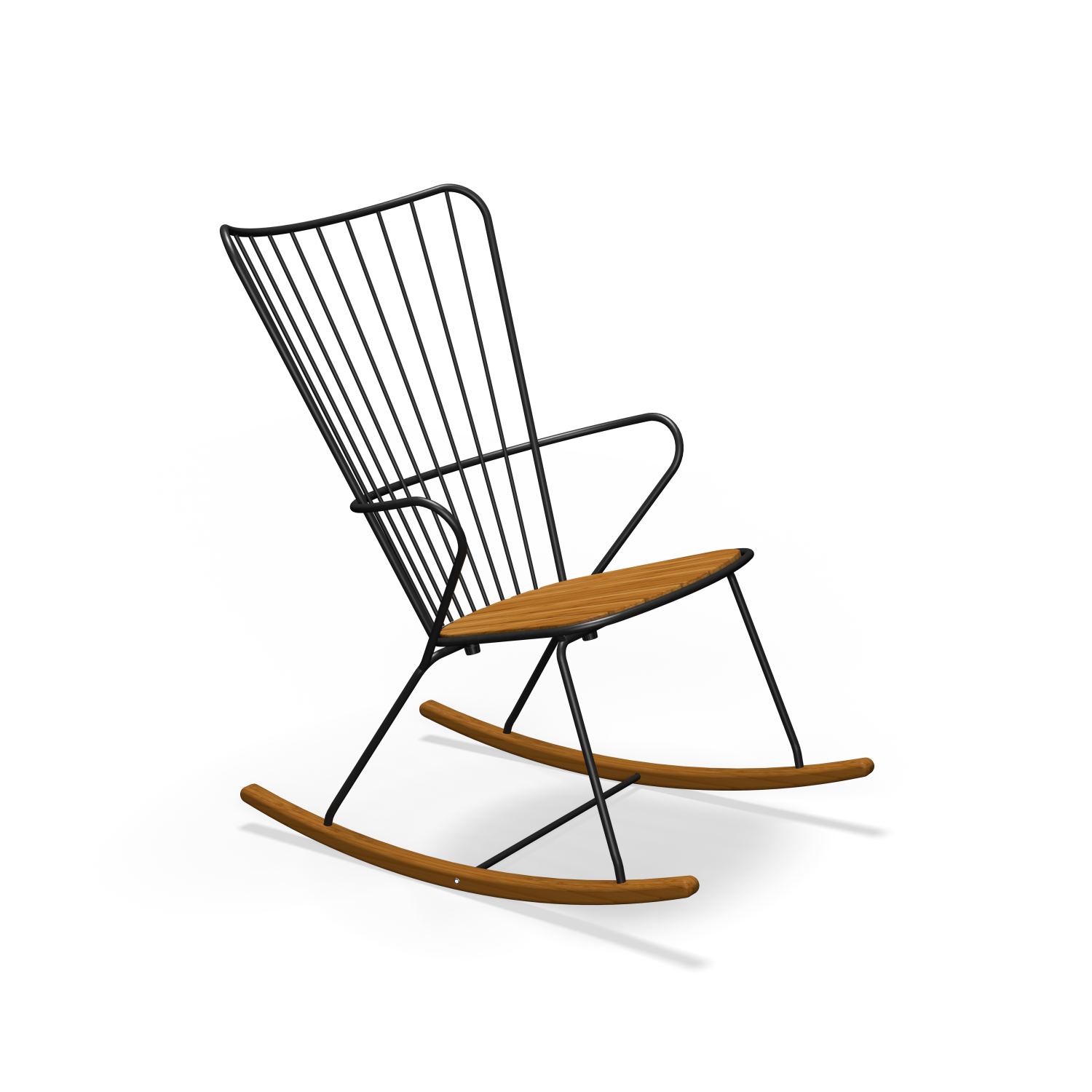 Paon Rocking Chair Black Color