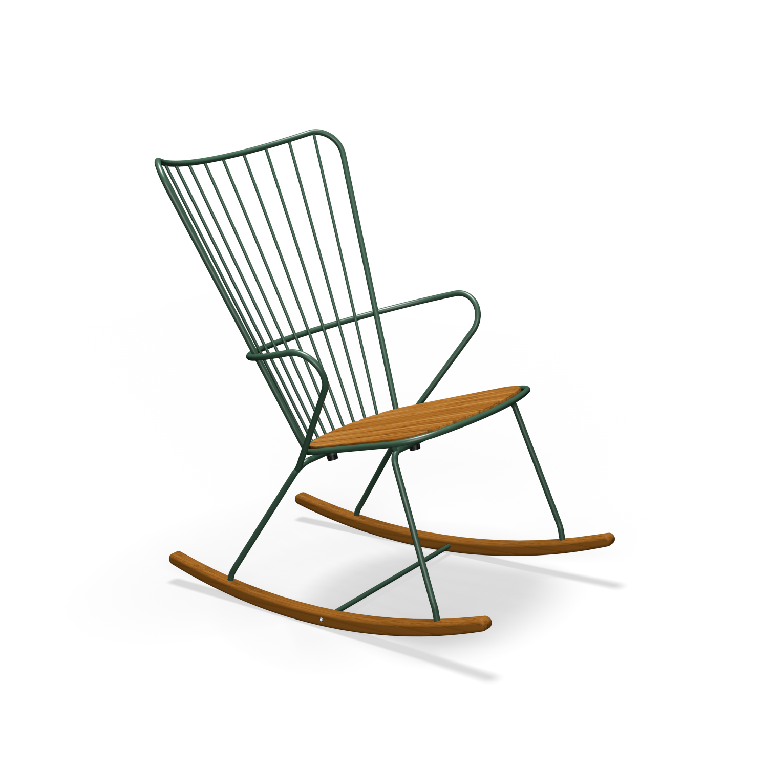 Paon Rocking Chair Pine Green Color
