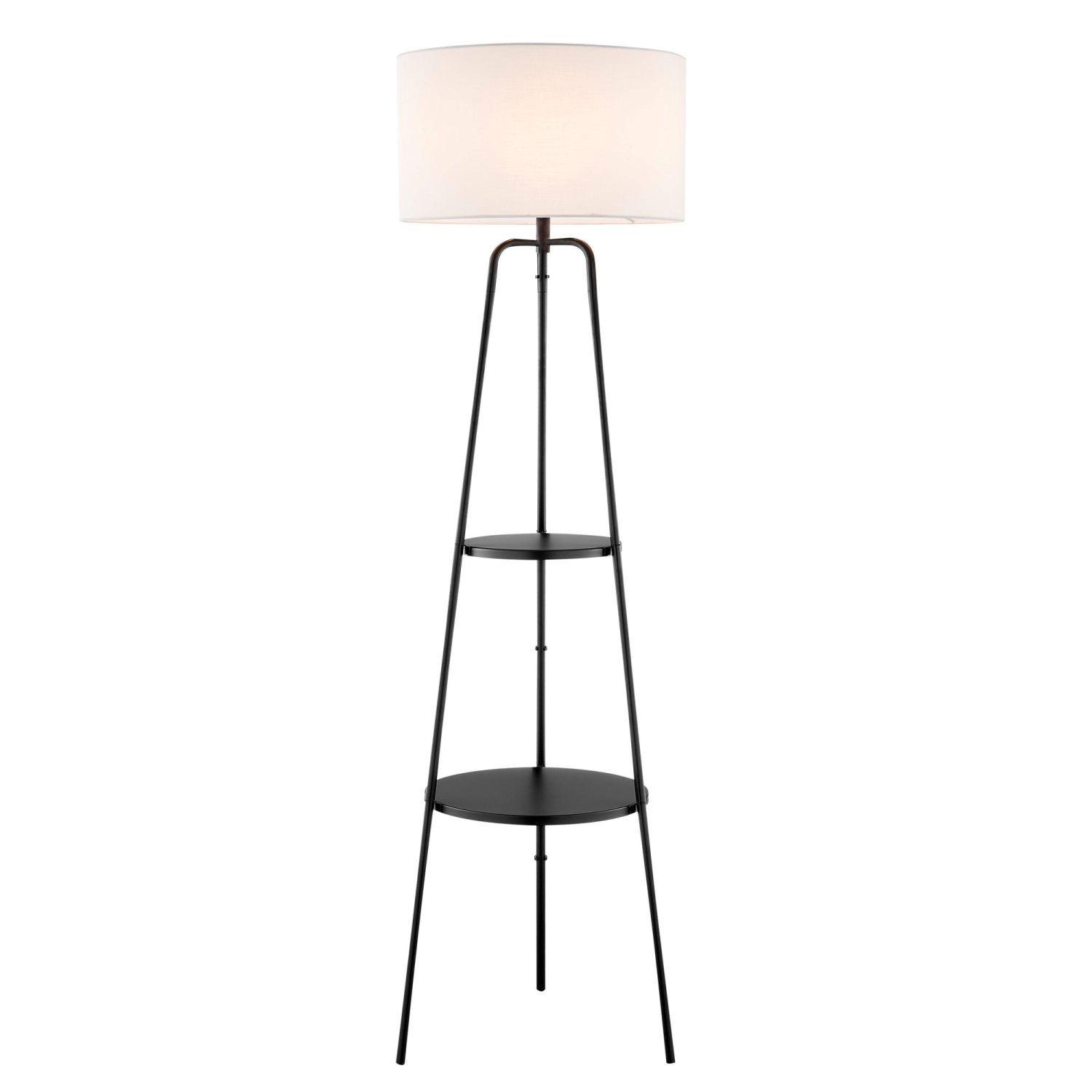 Patterson Floor Lamp Picture with White Background Light On