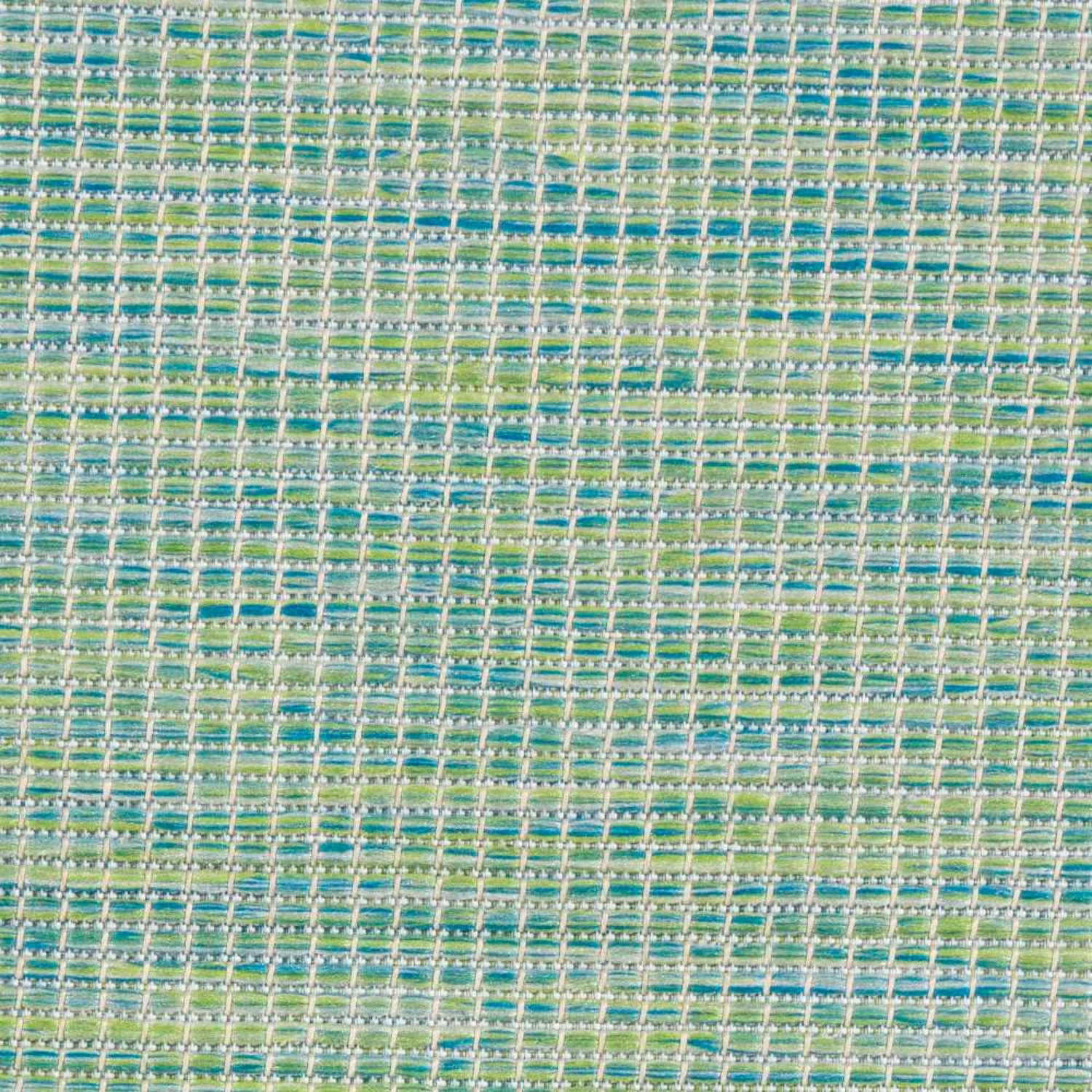 Positano Rug Blue Green 6 x 9 Close Up of Colors and Texture
