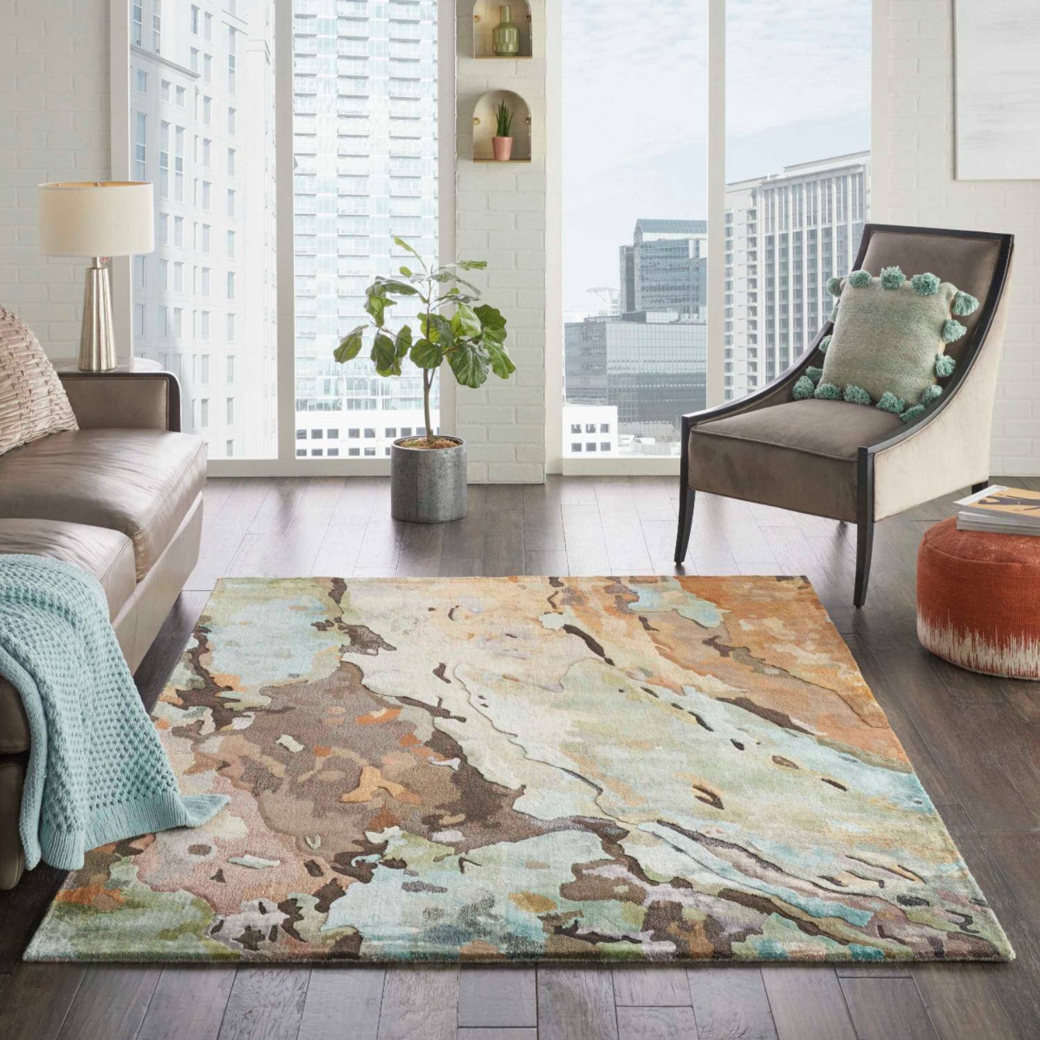 Prism Rug Multi 5 x 7 Lifestyle Image