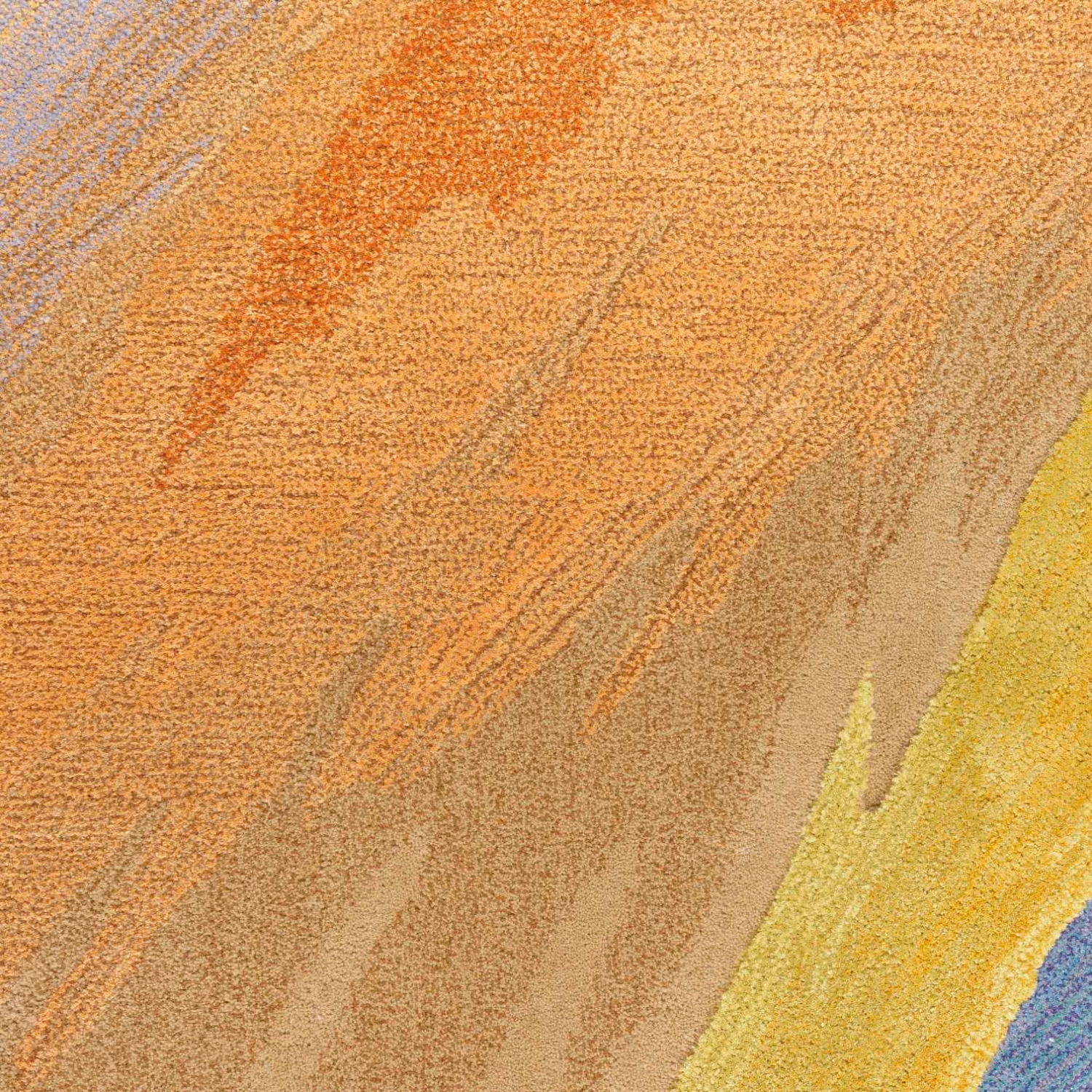 Prism Rug Multi 8 x 10 Close Up of Colors and Texture Details