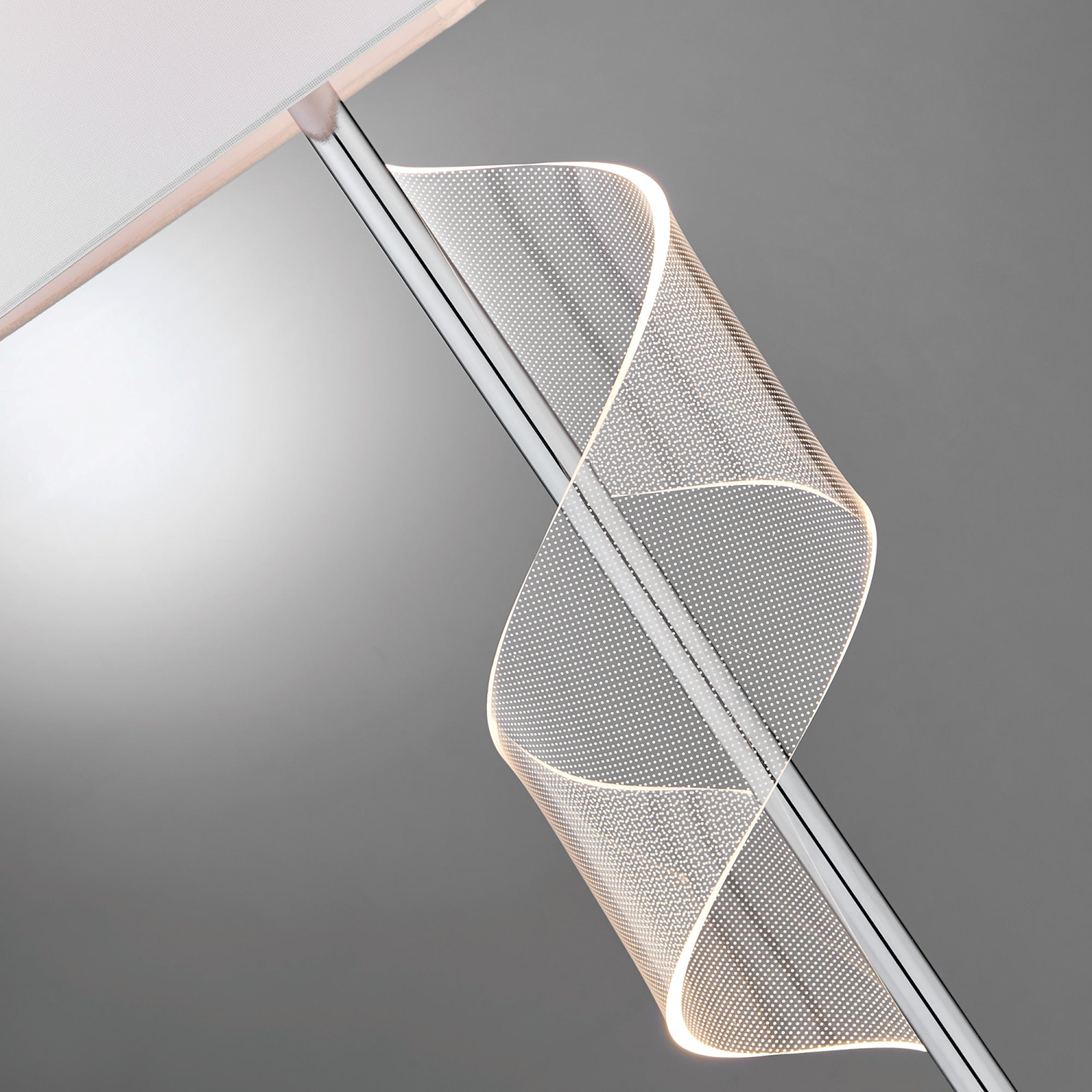 Roetta Table Lamp Close Up of Ribbon Night Light Feature